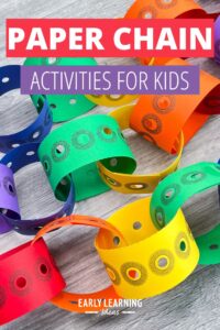 Paper chain activities for kids