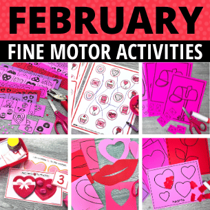 Valentines Day fine motor activities
