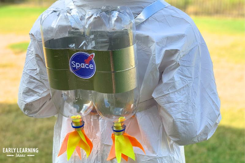 A DIY jetpack - a prop for a space dramatic play center.