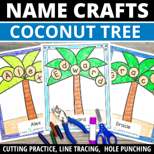 Coconut Tree Name Craft