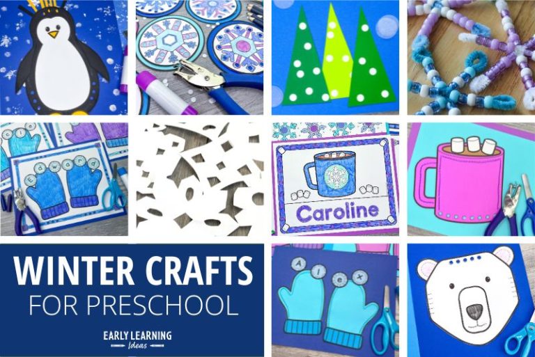 The Best Fun & Easy Winter Crafts for Preschool Kids