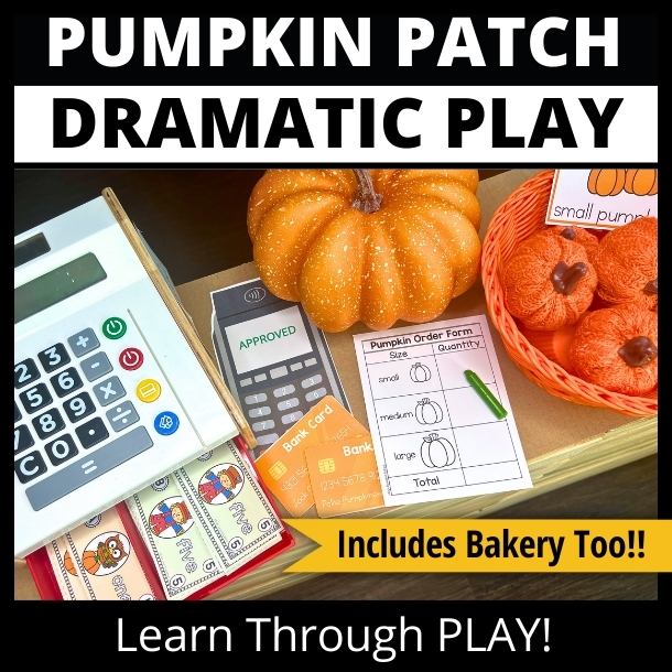 pumpkin patch dramatic play center
