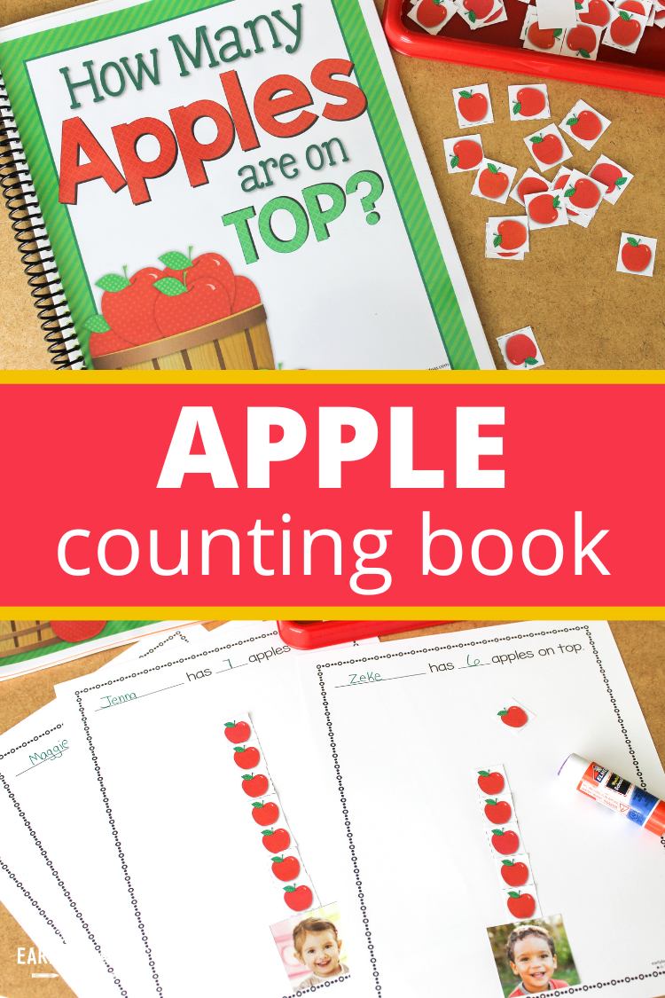 Apples on Top:  Make a Class Apple Counting Book [Free Template]