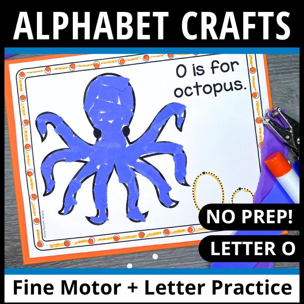 Letter O Craft Octopus Craft