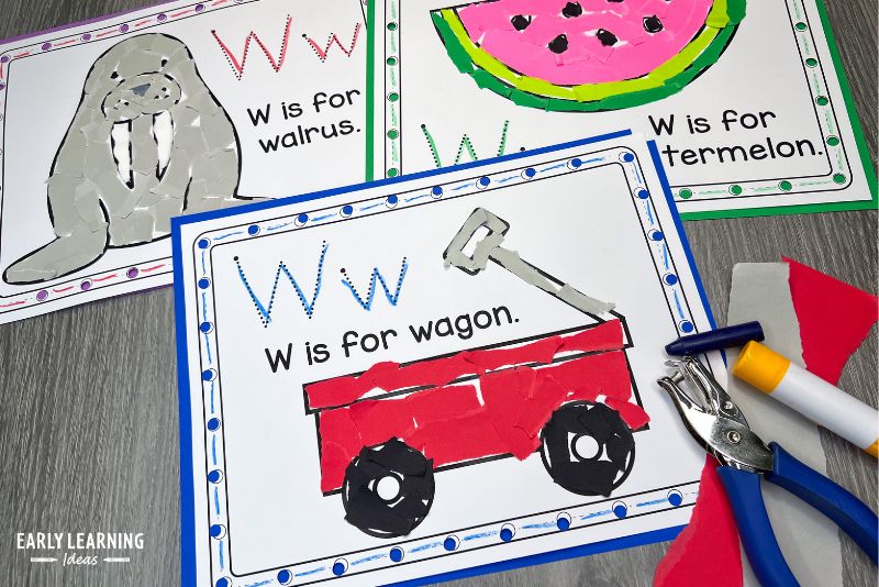 Letter W crafts