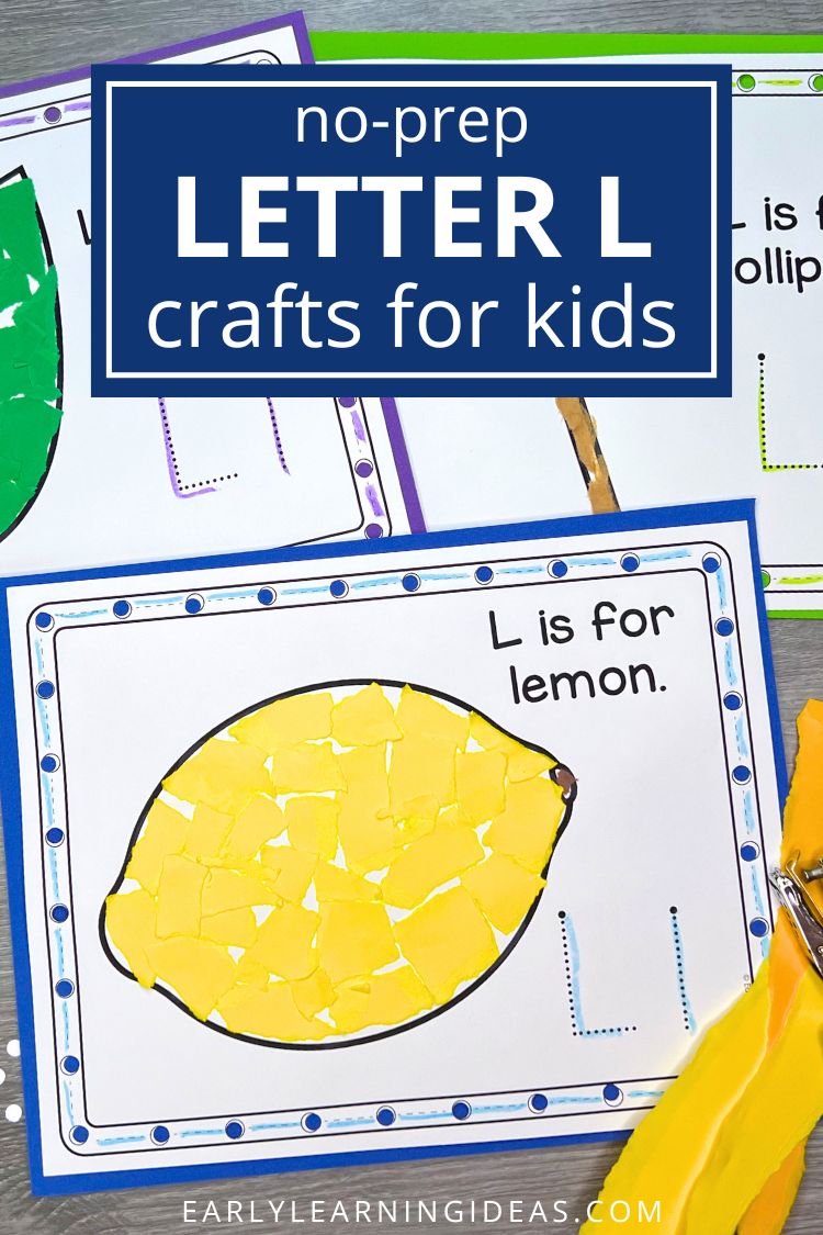 Fun & Easy Crafts for The Letter L