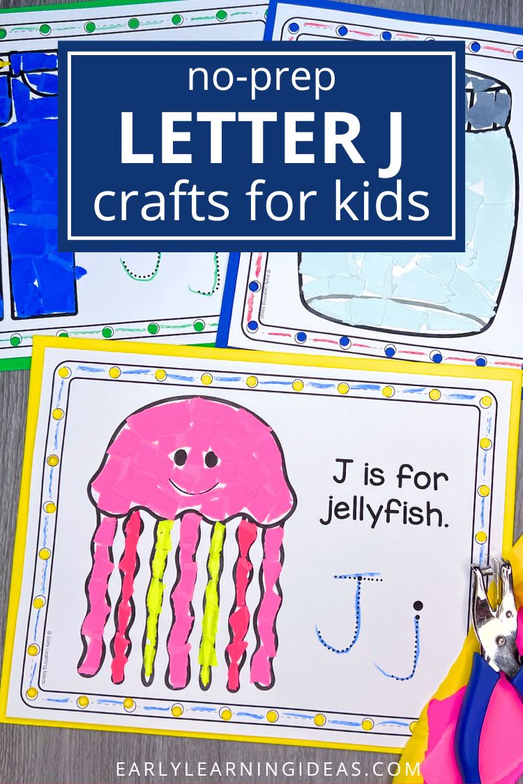 Quick Letter J Crafts for Preschoolers (Print & Use Today)