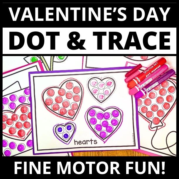 Valentines Day dot marker activitys