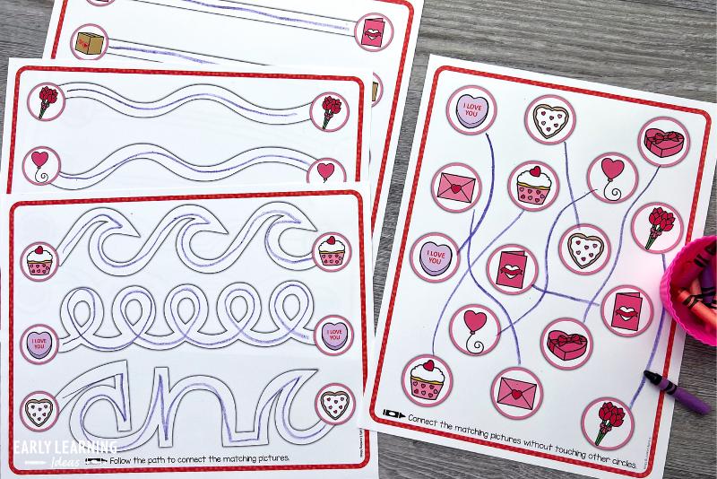 Valentines Day pre-writing activity