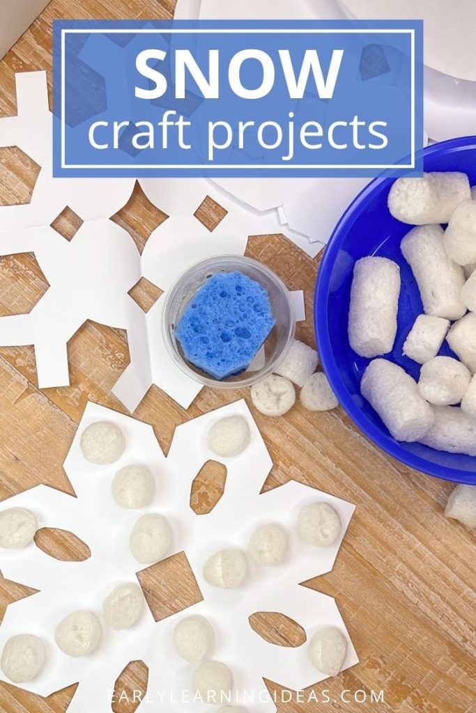 snow crafts for preschoolers and kindergarteners