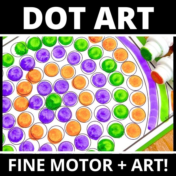 Dot marker art activity pages