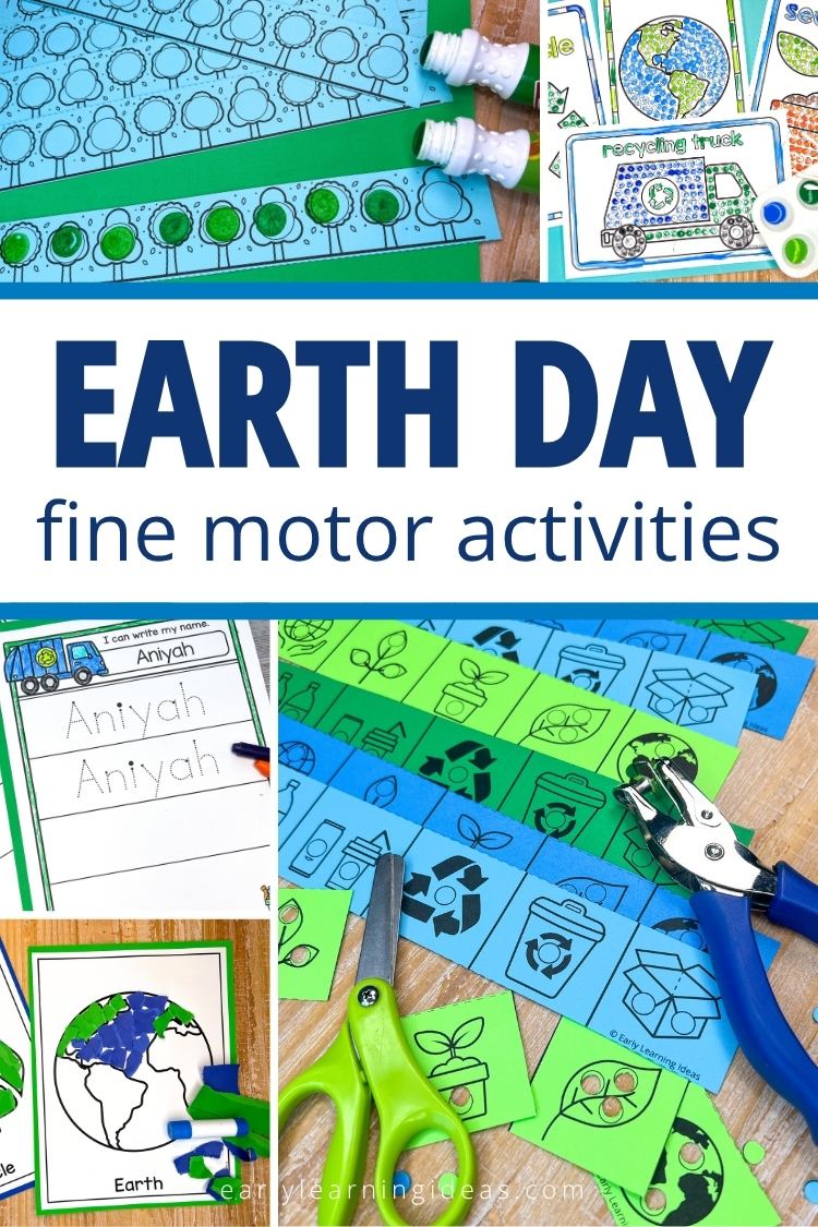 The Best Earth Day Fine Motor Activities for Preschool and Pre-K