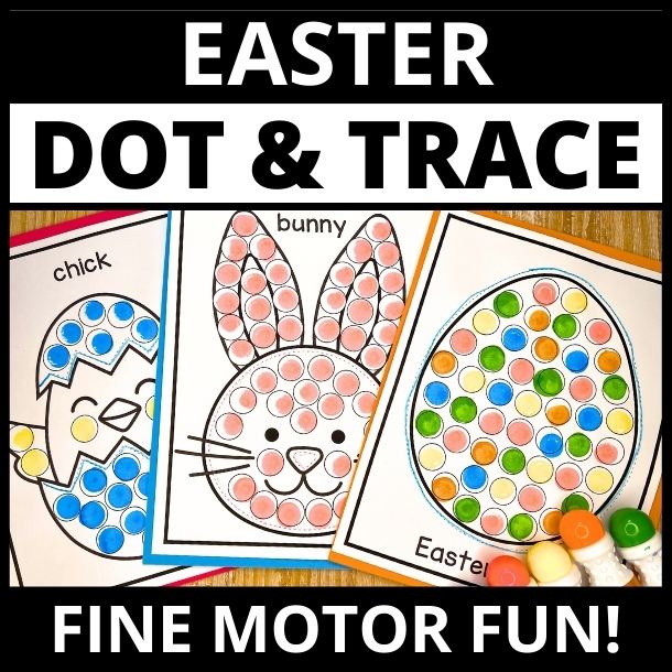 Easter dot marker painting printables