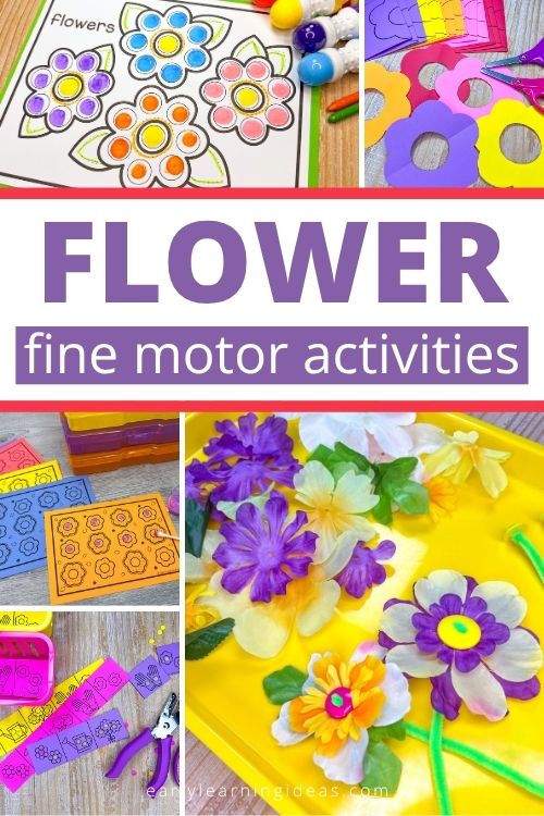 20+ Flower Fine Motor Activities for Preschoolers