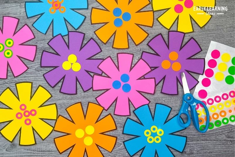 flower cutting activity