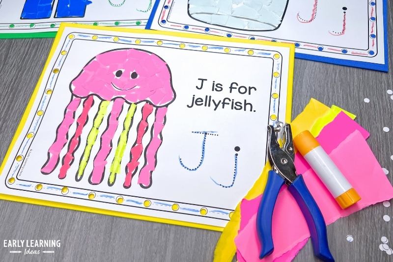 j is for jellyfish craft