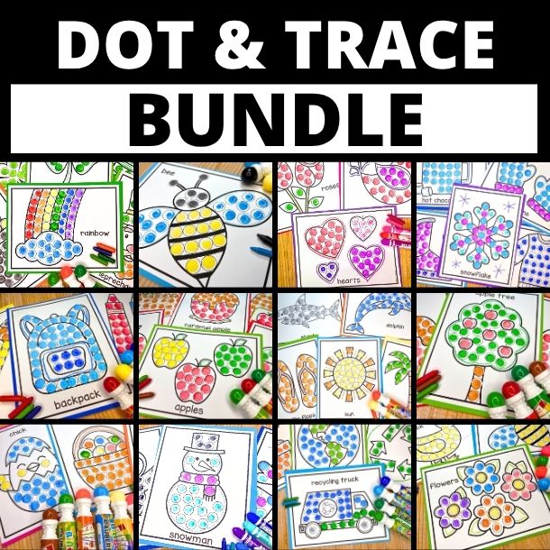 dot marker painting activity bundle