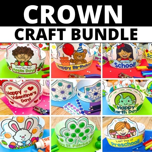 headband crown craft activity bundle