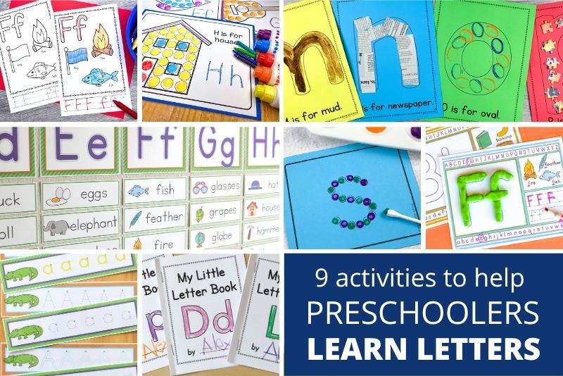 9 alphabet activities for preschoolers