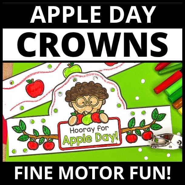 apple day headband crown craft