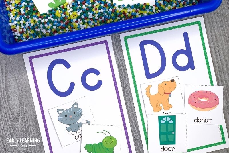 letter and beginning sound sort