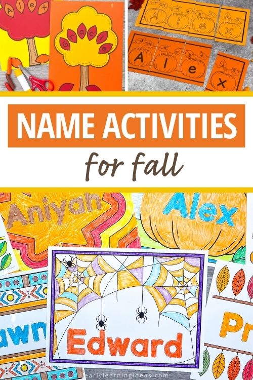 Fall Name Activities and Crafts